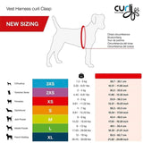 Curli Vest Harness Clasp Air-Mesh Dog Harness Blue XL