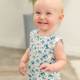 Blue Crabs Tank Romper