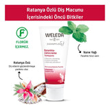 Weleda Oral Care Set with Ratanhia and Plant Gel Toothpastes 2x75ml