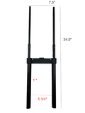 Retractable 3-Stage Pull Handle for Hinged Prepper Storage Rolling Cases - Premium Pull Handle from Herdzco Supplies - Just $39.99! Shop now at Herdzco Supplies