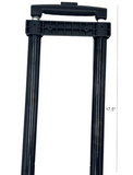 17.5" ANTLER Luggage 3-Stage Pull Handle Black/Silver - Premium Pull Handle from Herdzco Supplies - Just $35.99! Shop now at Herdzco Supplies