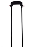Retractable Luggage 2-Stage Pull Handle Black with Red Locking Latch - Premium Pull Handles from Herdzco Supplies - Just $38.99! Shop now at Herdzco Supplies