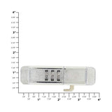 1" American Tourister Comb Lock, Nickel - Premium Lock from Herdzco Supplies - Just $12.99! Shop now at Herdzco Supplies