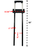 Generic Luggage 2-Stage Pull Handle Black - Premium Pull Handle from Herdzco Supplies - Just $35.99! Shop now at Herdzco Supplies