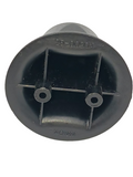 Replacement Luggage Stud Black plastic rounded  1 1/2" - Premium studs from Herdzco Supplies - Just $10.99! Shop now at Herdzco Supplies
