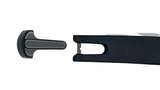 Andiamo 9 1/4" Molded Plastic Vinyl Top Handle Black with Gunmetal Hardware - Premium Top Handle from Herdzco Supplies - Just $16.99! Shop now at Herdzco Supplies