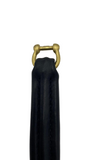 Leather Replacement Handle with Gold Hardware - 6 3/4" - Premium Leather Handle from Herdzco Supplies - Just $16.99! Shop now at Herdzco Supplies
