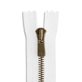 YKK Excella #5 Antique Brass Pant/Skirt/Dress Zipper - Premium Zippers from Herdzco Supplies - Just $15.99! Shop now at Herdzco Supplies