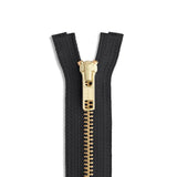 YKK #5 Brass Jacket Zipper - Premium Zippers from Herdzco Supplies - Just $17.99! Shop now at Herdzco Supplies