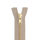 YKK #5 Brass Jacket Zipper - Premium Zippers from Herdzco Supplies - Just $17.99! Shop now at Herdzco Supplies