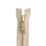 YKK #5 Brass Sleeping Bag/Tent Zipper - Premium Zippers from Herdzco Supplies - Just $28.99! Shop now at Herdzco Supplies
