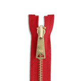 YKK #5 Brass Sleeping Bag/Tent Zipper - Premium Zippers from Herdzco Supplies - Just $28.99! Shop now at Herdzco Supplies