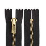 YKK Excella #5 Golden Brass Pant/Skirt/Dress Zipper - Premium Zippers from Herdzco Supplies - Just $15.99! Shop now at Herdzco Supplies