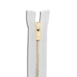 YKK Excella #5 Golden Brass Jacket Zipper - Premium Zippers from Herdzco Supplies - Just $26.99! Shop now at Herdzco Supplies