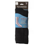 FOUNDATION DIABETIC AIR CUSHION WIDE CALF SOCKS (1 PAIR) - Premium Socks from Herdzco Supplies - Just $13.99! Shop now at Herdzco Supplies