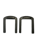 4 1/2" Padded Disappearing Post Leather Handles, 1 Pair - Premium Leather Handle from Herdzco Supplies - Just $28.99! Shop now at Herdzco Supplies