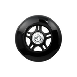 Rubber Ball Bearing Inline Roller Skate Wheels Black - 1 Pair - Premium Wheels from Herdzco Supplies - Just $16.99! Shop now at Herdzco Supplies