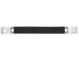 6 3/4" Black Vinyl Handle With Nickel Hardware - Premium Replacement Handle from Herdzco Supplies - Just $13.99! Shop now at Herdzco Supplies