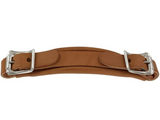 6 1/2" Genuine Leather Emergency Handle W/ Nickel Hardware - Premium Handle from Herdzco Supplies - Just $29.99! Shop now at Herdzco Supplies