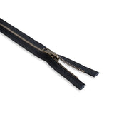 YKK #5 Antique Brass Reversible Jacket Zipper - Premium Zippers from Herdzco Supplies - Just $23.99! Shop now at Herdzco Supplies