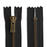 YKK Excella #5 Antique Brass Pant/Skirt/Dress Zipper - Premium Zippers from Herdzco Supplies - Just $15.99! Shop now at Herdzco Supplies