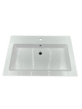 ALYA Bath Sink Bathroom Basin White #AT-885-S Poly Sink Basin - 29"x19"x5" - Premium Basin from Herdzco Supplies - Just $89.99! Shop now at Herdzco Supplies