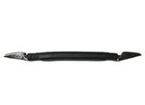 6 3/4" Black Vinyl Handle With Nickel Hardware - Premium Replacement Handle from Herdzco Supplies - Just $13.99! Shop now at Herdzco Supplies