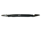 6 3/4" Black Vinyl Handle With Nickel Hardware - Premium Replacement Handle from Herdzco Supplies - Just $13.99! Shop now at Herdzco Supplies