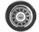 Rubber Ball Bearing Inline Roller Skate Wheels Black - 1 Pair - Premium Wheels from Herdzco Supplies - Just $16.99! Shop now at Herdzco Supplies